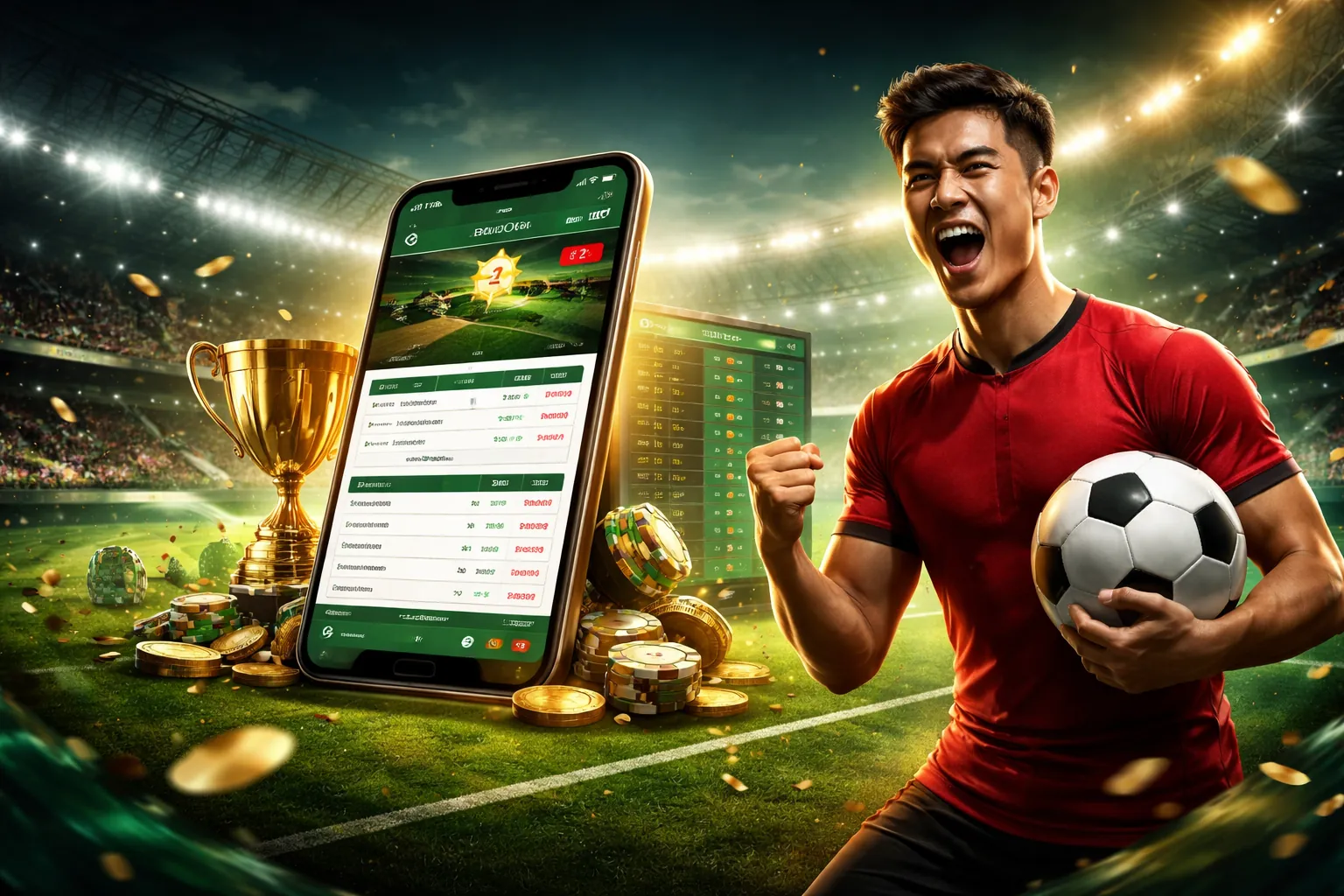 Giao diện cá cược thể thao 11bet với trận đấu bóng đá sôi động